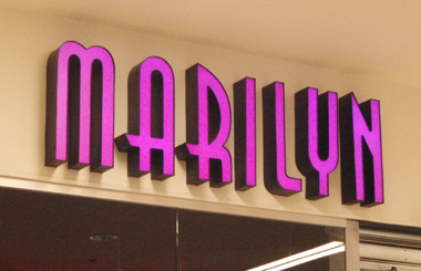 Marilyn - 3D LED lightbox galeria Košice